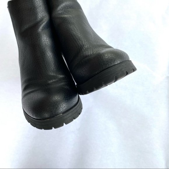 Sam & Libby Chelsea Black Chunky Platform Boots - Picture 9 of 9